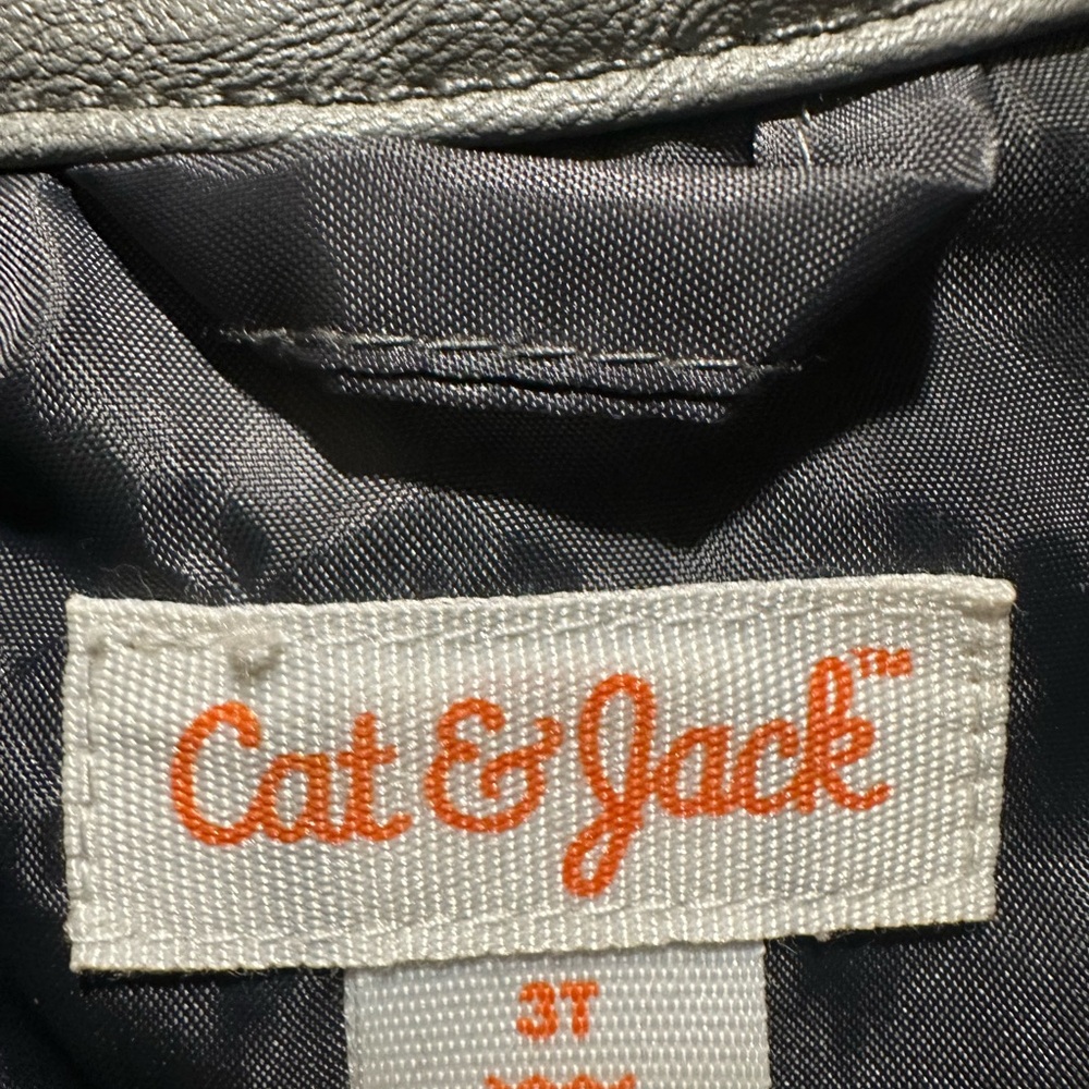 Toddler Cat & Jack Faux Leather Jacket in 3T - Picture 5 of 6